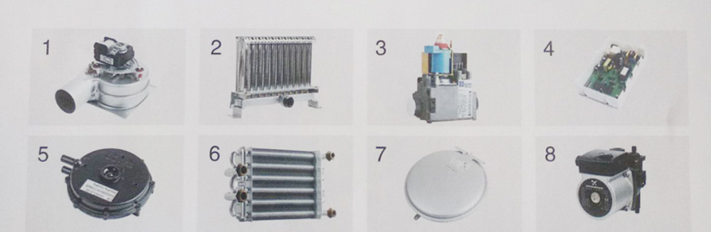 燃气壁挂炉配件